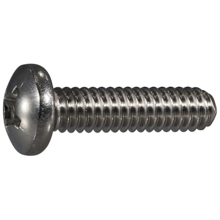 Midwest Fastener 1/4"-20 x 1 in Phillips Pan Machine Screw, Plain 18-8 Stainless Steel, 100 PK 07134